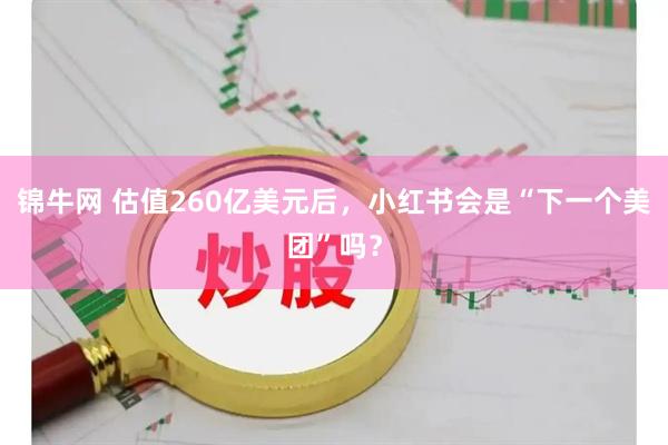 锦牛网 估值260亿美元后，小红书会是“下一个美团”吗？