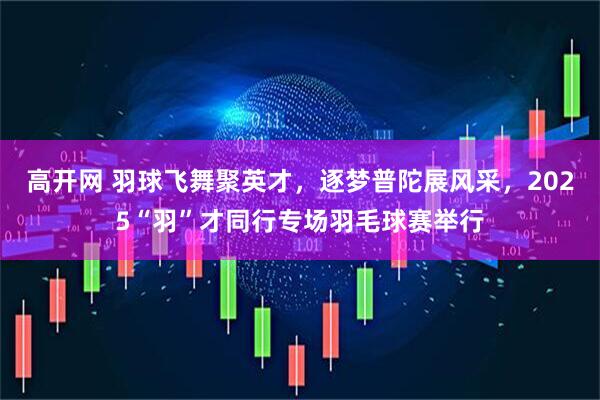 高开网 羽球飞舞聚英才，逐梦普陀展风采，2025“羽”才同行专场羽毛球赛举行