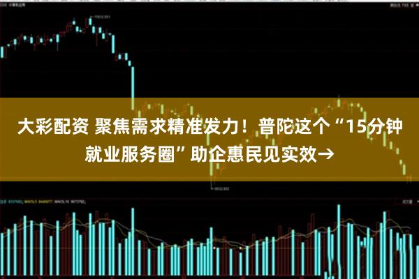 大彩配资 聚焦需求精准发力！普陀这个“15分钟就业服务圈”助企惠民见实效→