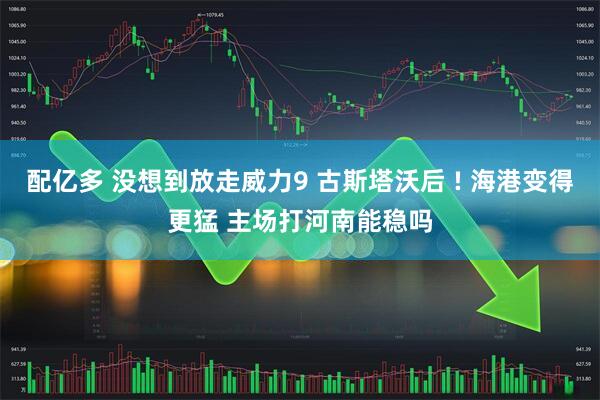 配亿多 没想到放走威力9 古斯塔沃后 ! 海港变得更猛 主场打河南能稳吗