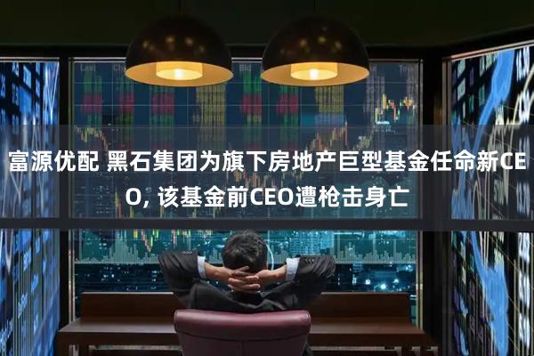 富源优配 黑石集团为旗下房地产巨型基金任命新CEO, 该基金前CEO遭枪击身亡