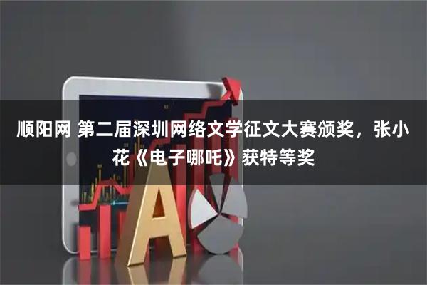 顺阳网 第二届深圳网络文学征文大赛颁奖，张小花《电子哪吒》获特等奖