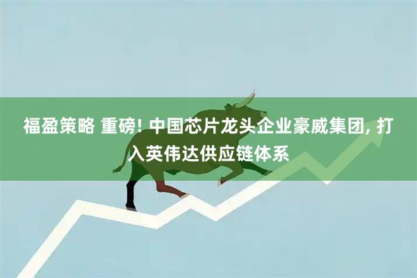 福盈策略 重磅! 中国芯片龙头企业豪威集团, 打入英伟达供应链体系